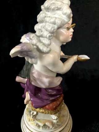 Rare Antique meissen porcelain Cupid L115 As Physical 6