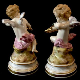 Rare Antique meissen porcelain Cupid L104 As Archer 10
