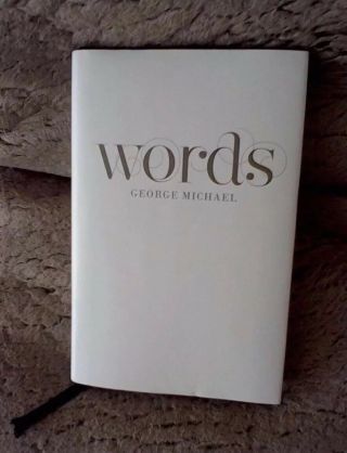 George Michael White Book Words Book