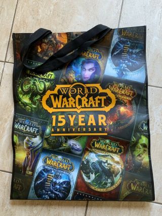 Sdcc 2019 Blizzard Wow Warcraft 15th Anniversary Large Tote Bag