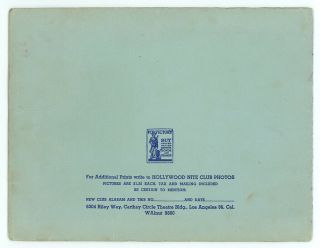 BILLIE HOLIDAY signed 1940s CLUB ALABAM folder WWII 3