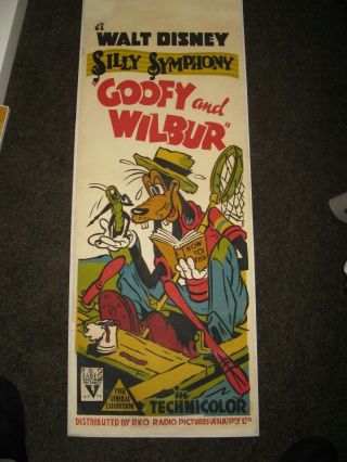 Walt Disney " Silly Symphony " Goofy And Wilbur Long Daybill