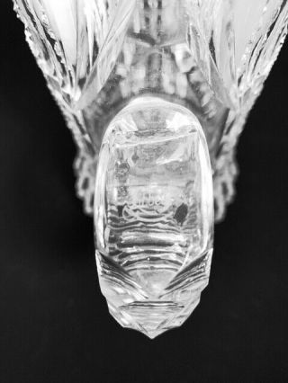American Brilliant ABP Cut Glass signed Libbey Ellsemere pitcher & glasses 5