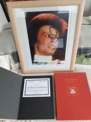 David Bowie Blood And Glitter Book And Limited Edition Print 79/100 Autographed