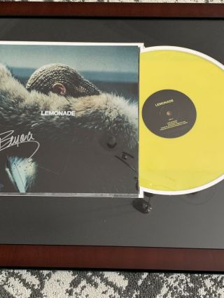 Beyonce Lemonade Lp Framed & Personally Autographed By Beyonce - Authenticated