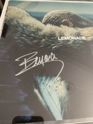 Beyonce Lemonade LP Framed & Personally Autographed By Beyonce - Authenticated 3