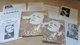 David Bowie - Hunky Dory 1971 Press Kit,  Very Rare