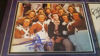 Gene Wilder Willy Wonka Cast 10 Signed Golden Ticket PSA JSA LOA 6