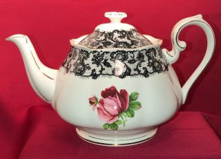 Royal Albert Senorita Teapot Is Good Chip On Underside Of Lid
