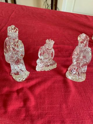 Waterford crystal full Christmas Nativity set includes Millennium nativity 6
