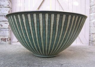 Harrison McIntosh Studio Pottery Ribbed Bowl 4