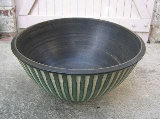 Harrison McIntosh Studio Pottery Ribbed Bowl 5