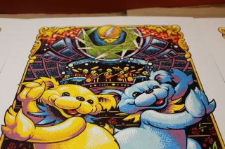 GRATEFUL DEAD POSTERS FARE THEE WELL MASTHAY CHICAGO,  IL TRIPTYCH 7/3 - 5/2015 S&N 5