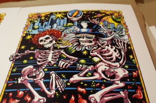 GRATEFUL DEAD POSTERS FARE THEE WELL MASTHAY CHICAGO,  IL TRIPTYCH 7/3 - 5/2015 S&N 7