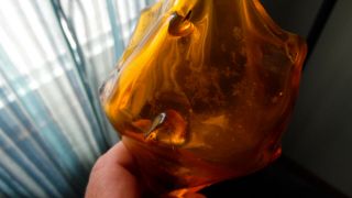 Vintage Blenko Art Glass Decanter Wayne Husted 5912 Jonquil Yellow 3