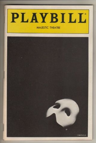 Michael Crawford & Sarah Brightman " Phantom Of The Opera " Playbill 1988 2nd Mnth