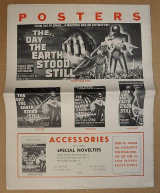 THE DAY THE EARTH STOOD STILL 1951 PRESSBOOK MICHAEL RENNIE PATRICIA NEAL 9