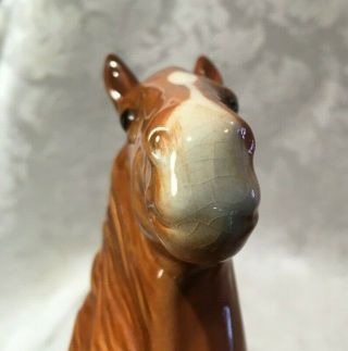Vintage Beswick Shire Horse - 818 - Chestnut 11