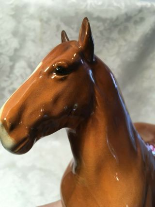 Vintage Beswick Shire Horse - 818 - Chestnut 4