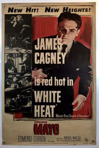 White Heat Movie Poster (good) 40x60 1949 James Cagney Virginia Mayo 051