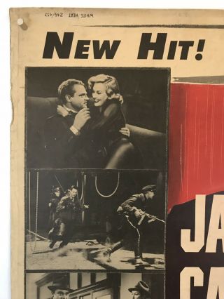 WHITE HEAT Movie Poster (Good) 40X60 1949 James Cagney Virginia Mayo 051 2