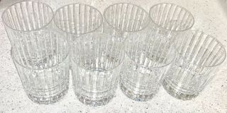 Baccarat Harmonie Set Of Eight (8) Old Fashioned Glasses