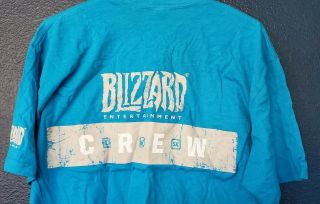 Blizzard Entertainment Crew Tshirt Xl Employee Exclusive Diablo Starcraft Wow