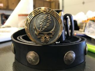 Owsley Stanley Steal Your Face Buckle 3 3
