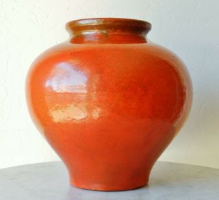 Vintage 1930 ' s Catalina Island Toyon Red Clay Vase California Art Deco Pottery 6