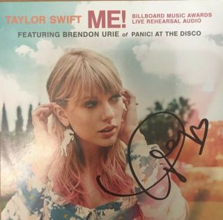 Taylor Swift Signed Me Single Cd Autographed Insert Rare