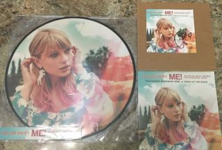 Taylor Swift Signed ME Single Cd Autographed Insert Rare 5