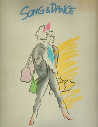 Bernadette Peters " Song & Dance " 1985 Broadway Souvenir Program