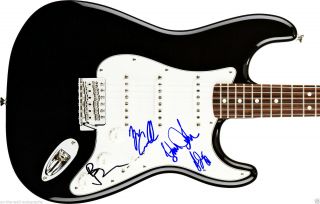 Alabama Shakes Hand Signed Autographed Electric Guitar By 4 Rare W/proof,