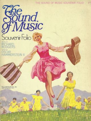 Julie Andrews " Sound Of Music " Rodgers & Hammerstein 1965 Souvenir Song Folio