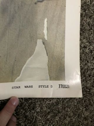 Star Wars Style D 40x60” Movie Poster 1978 9
