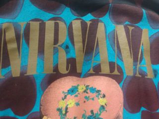 Vintage Nirvana Heart Shaped Box T - Shirt Large 2