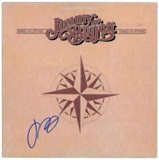 Jimmy Buffett Signed Autographed Changes In Latitudes Album Beckett Bas