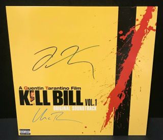 Kill Bill Soundtrack Vinyl Signed By Quentin Tarantino And Uma Thurman - Vol.  1