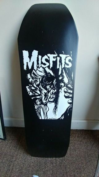 Misfits Nos Rare Coffin Skate Deck,  Samhain,  Danzig,  Metallica,  Pushead,  Zorlac
