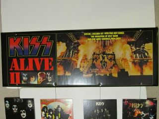 Extremely Rare KISS 1977 Alive 2 Hanging Mobile.  Aucoin.  Promotional Display 3