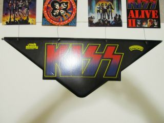 Extremely Rare KISS 1977 Alive 2 Hanging Mobile.  Aucoin.  Promotional Display 5