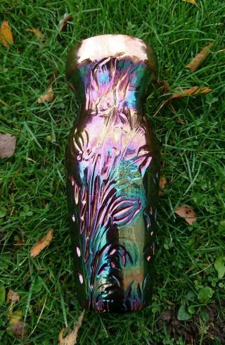 Faglaviks Poppy Spray 10 " Vase - Scarce - Best Example Ive Seen