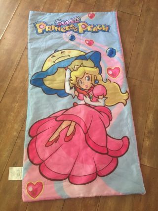 2011 Nintendo Mario Bros Princess Peach Sleeping Bag Only