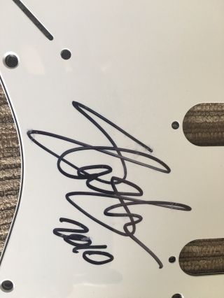 Slash Guns N Roses Auto Signed Guitar Pickguard Authentic 8/24/10 Loveline