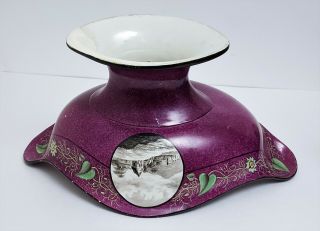 Early 19th c Antique Pearlware Swansea Centerpiece Comport Bowl Thomas Pardoe 8