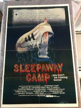 Sleepaway Camp 1983 1 Sheet Movie Poster 27 " X41 " (f, ) Horror Thriller
