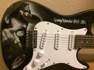 Motorhead Lemmy Custom Airbrush Guitar