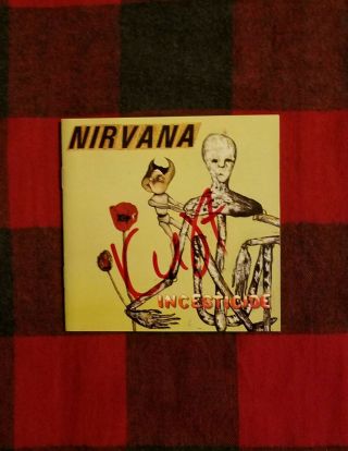 Kurt Cobain Nirvana Signed Autograph Incesticide Cd With