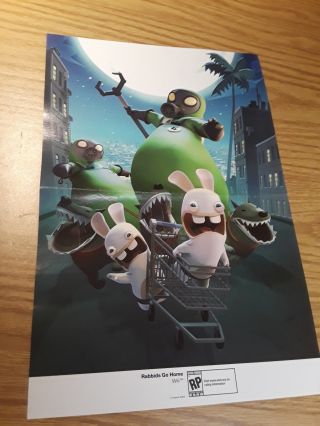 Animal Crossing: City Folk/Rabbids Go Home 15.  5  x11.  5  Double Sided Poster 3
