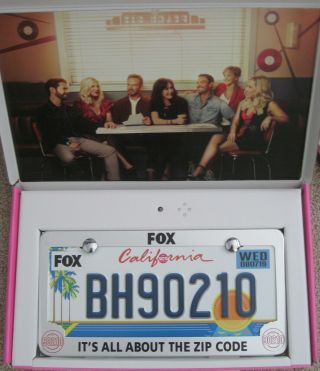 Bh90210 Fox Official Promo License Plate Frame Press Kit Beverly Hills 90210